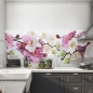 Mobile Preview: kuechenrueckwand folie lila rosa orchideen bild 1