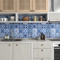 Preview: küchenrückwand folie Maurian Tiles Blue bild 3