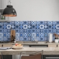 Preview: küchenrückwand folie Maurian Tiles Blue bild 2