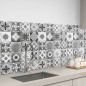 Preview: küchenrückwand folie Maurian Tiles Grey bild 1