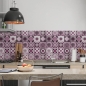 Mobile Preview: küchenrückwand folie Maurian Tiles Purple bild 2