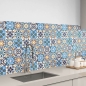 Mobile Preview: küchenrückwand folie patchwork tiles bild 1