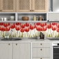 Mobile Preview: kuechenrueckwand folie tulpen pflanzen bild 3