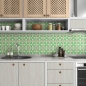 Mobile Preview: küchenrückwand folie Vintage Tiles Green bild 3