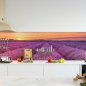 Mobile Preview: Küchenrückwand Folie Lavendelfelder Bild 2