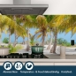 Mobile Preview: Küchenrückwand Folie Palmen Bild 4