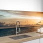 Mobile Preview: Küchenrückwand Folie Meer Sonnenuntergang Bild 1