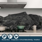 Mobile Preview: Küchenrückwand Folie Berge schwarz weiß Bild 4