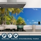 Mobile Preview: Küchenrückwand Folie tropischer Strand mit Palmen Bild 4