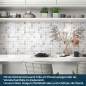 Preview: Küchenrückwand Folie Mosaik Optik Bild 3