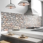 Preview: Küchenrückwand Folie spanische Steinmauer Bild 2