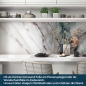Mobile Preview: Küchenrückwand Folie Marmor Regenbogen Bild 3