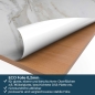 Preview: Küchenrückwand Folie Marmor Weiß ECO Folie