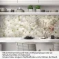 Preview: Küchenrückwand Folie weiße Kirschblüten Artikelbild 1
