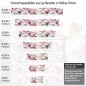 Preview: Küchenrückwand Folie Orchidee in Pink & Weiß Höhe 51cm