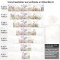 Preview: Küchenrückwand Folie Frühlingsblumen Höhe 80cm