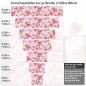 Preview: Küchenrückwand Folie rosa Orchideen Höhe 80cm