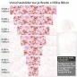Preview: Küchenrückwand Folie rosa Orchideen Höhe 80cm