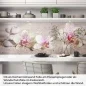 Preview: Küchenrückwand Folie Orchidee & Balance Steine Artikelbild 1