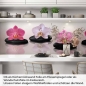 Preview: Küchenrückwand Folie Orchidee & Zen Steine Artikelbild 1