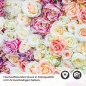 Preview: Küchenrückwand Folie elegante Rosen in Pastellfarben Detailbild 2