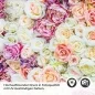 Preview: Küchenrückwand Folie elegante Rosen in Pastellfarben Detailbild 2
