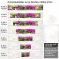Preview: Küchenrückwand Folie Steine Orchideen Bambus & Kerzen Höhe 51cm