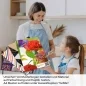 Preview: Küchenrückwand Folie Blumenwiese A4 Muster