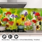 Preview: Küchenrückwand Folie Blumenwiese Detailbild 1