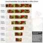 Preview: Küchenrückwand Folie rote Rosen Höhe 51cm