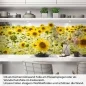 Preview: Küchenrückwand Folie blühendes Sonnenblumenfeld Artikelbild 1