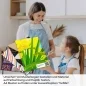 Preview: Küchenrückwand Folie Tulpen & Schmetterlinge A4 Muster