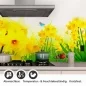 Preview: Küchenrückwand Folie Tulpen & Schmetterlinge Detailbild 1