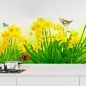 Preview: Küchenrückwand Folie Tulpen & Schmetterlinge Hauptbild