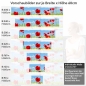 Preview: Küchenrückwand Folie Mohnblumen Feld Höhe 60cm