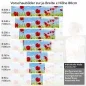 Preview: Küchenrückwand Folie Mohnblumen Feld Höhe 80cm