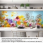 Preview: Küchenrückwand Folie Blumen im Frühling Artikelbild 1