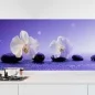 Preview: Küchenrückwand Folie Orchideen in Harmonie Hauptbild