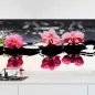 Preview: Küchenrückwand Folie Orchideen Oase Hauptbild