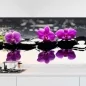 Preview: Küchenrückwand Folie Wellness Orchideen Hauptbild
