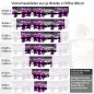 Preview: Küchenrückwand Folie Wellness Orchideen Höhe 80cm