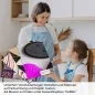 Preview: Küchenrückwand Folie Basaltsteine & Orchideen A4 Muster