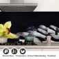Preview: Küchenrückwand Folie gelbe Orchideen Detailbild 2