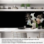 Preview: Küchenrückwand Folie elegante Calla-Blüten Artikelbild 1