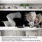 Preview: Küchenrückwand Folie monochrome Blumen - Stilvolle Calla-Lilien Artikelbild 1