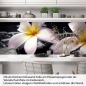 Preview: Küchenrückwand Folie Plumeria-Blüten Artikelbild 1