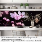 Preview: Küchenrückwand Folie Kirschblüte - Dunkler Hintergrund mit Bokeh Artikelbild 1