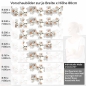 Preview: Küchenrückwand Folie Weiße Orchideen – Harmonie für Ihre Küche Höhe 80cm