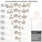 Preview: Küchenrückwand Folie Weiße Orchideen – Harmonie für Ihre Küche Höhe 80cm