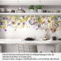 Preview: Küchenrückwand Folie Wildblumen – Frische und Farbe in Ihrer Küche Artikelbild 1